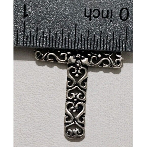 Vintage Sterling Silver Filigree Cross, Religious Jewelry, Christian Cross - Picture 6 of 6